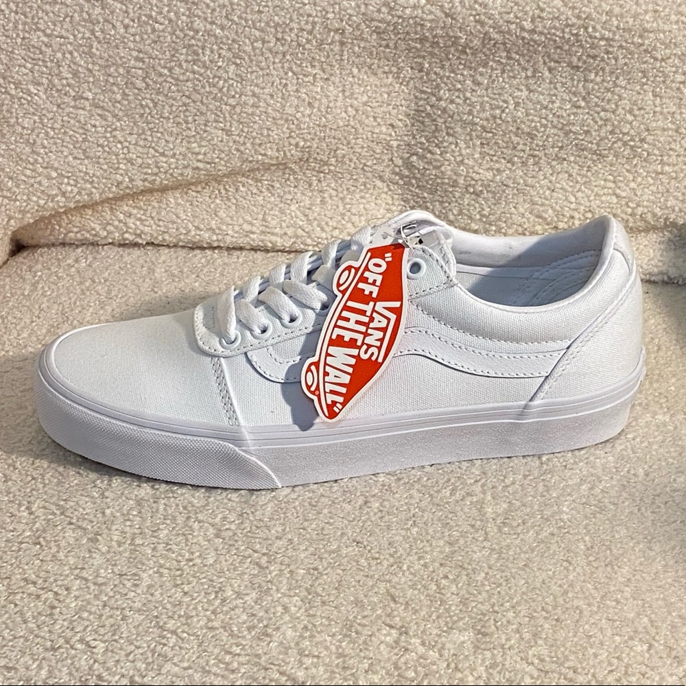 Vans Old Skool Skate Shoe - White - Picture 2 of 4